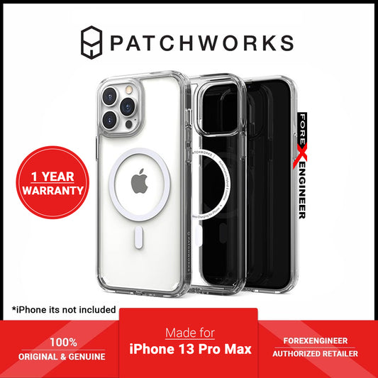 PATCHWORKS Lumina MagSafe for iPhone 13 Pro Max 6.7" 5G - Clear - Black (Barcode: 8809744959375 )