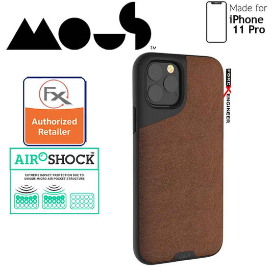 Mous Contour for iPhone 11 Pro (Brown Leather) - Forexengineer-malaysia