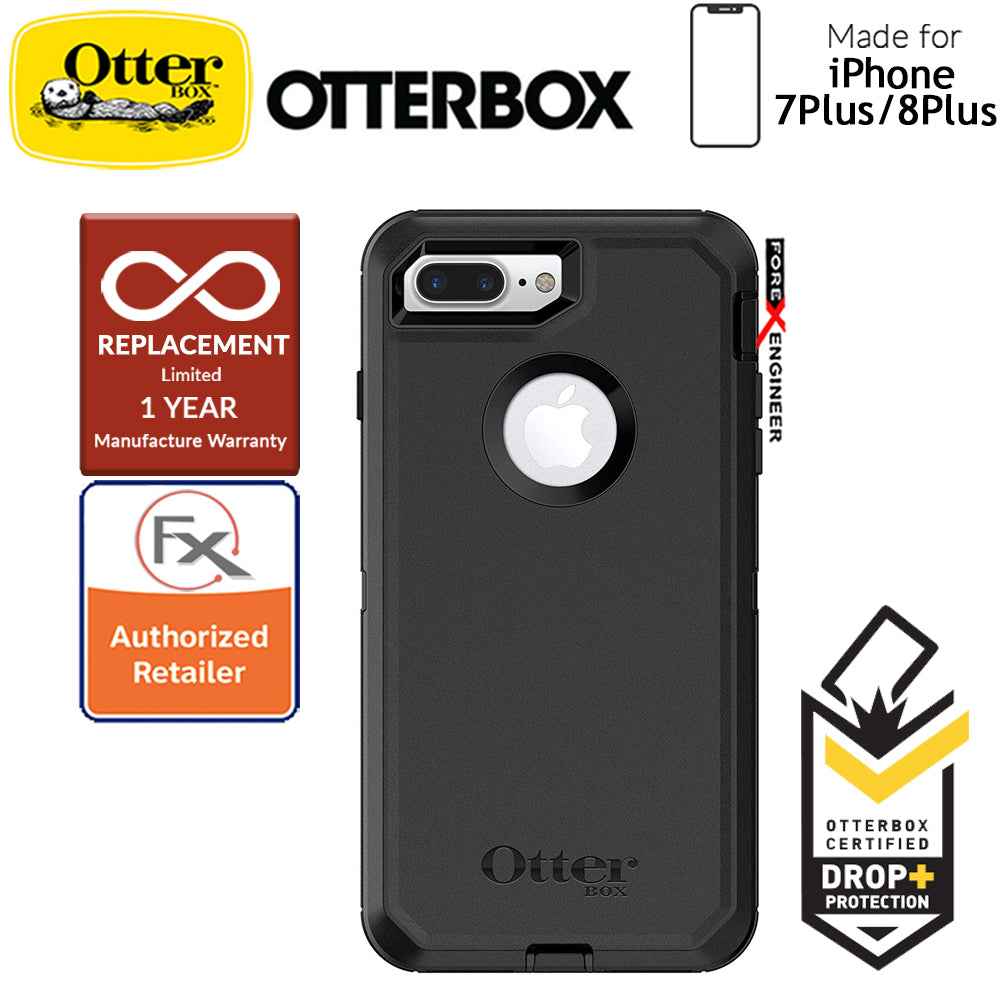 OtterBox Defender Series for iPhone 7 Plus - 8 Plus - Black - Forexengineer-malaysia