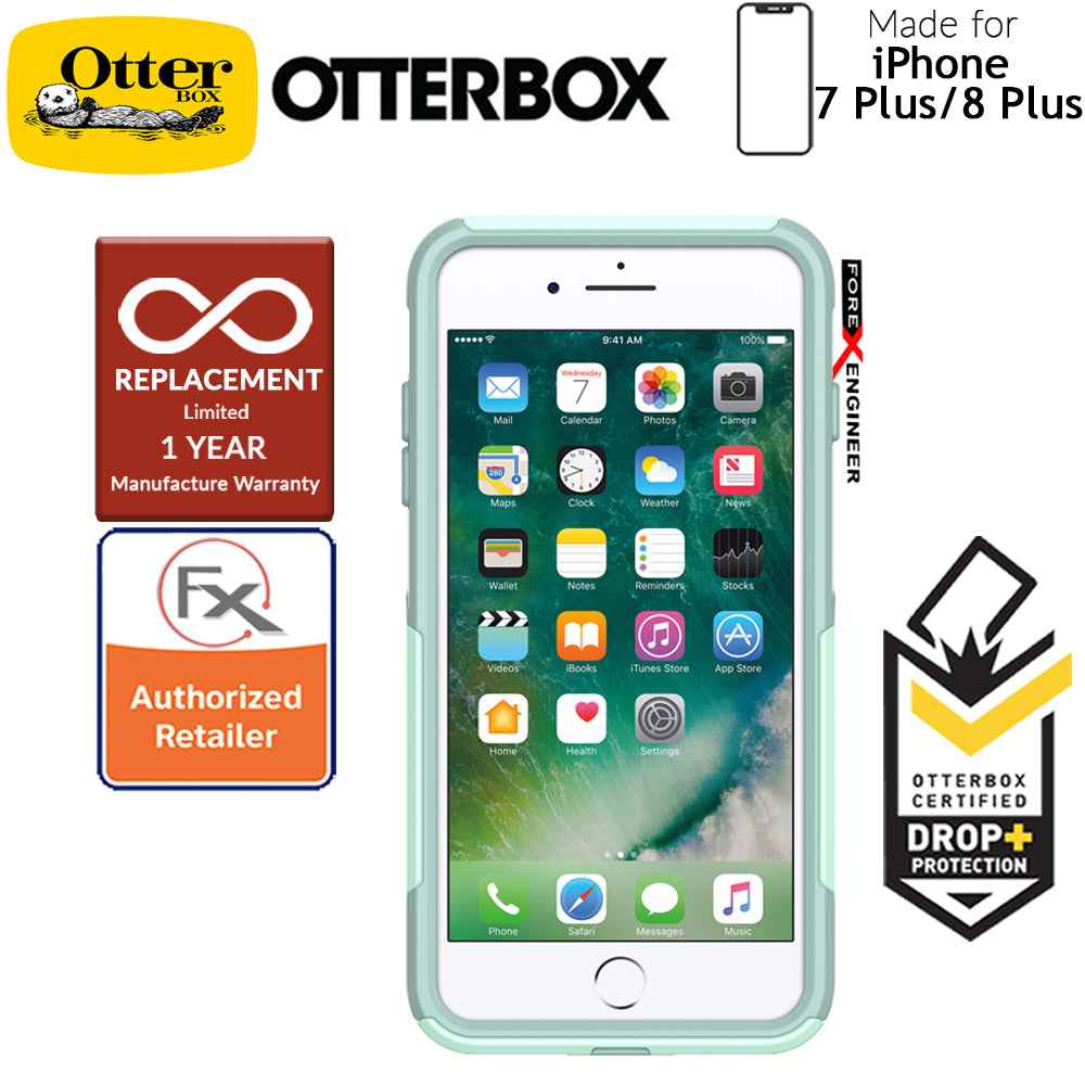 OtterBox Commuter for iPhone 8 Plus - 7 Plus - 2 Layers Lightweight Protection Case - Ocean Way - Forexengineer-malaysia