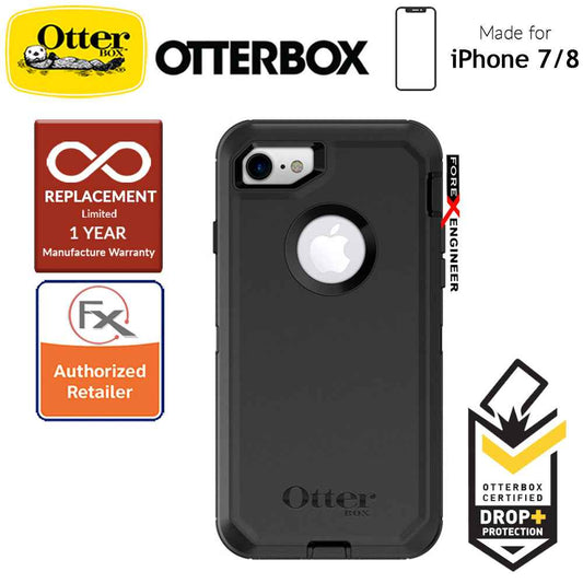 Otterbox Defender Series for iPhone 8 - 7 - Black (Compatible with iPhone SE 2nd Gen 2020) (660543424949) - Forexengineer-malaysia