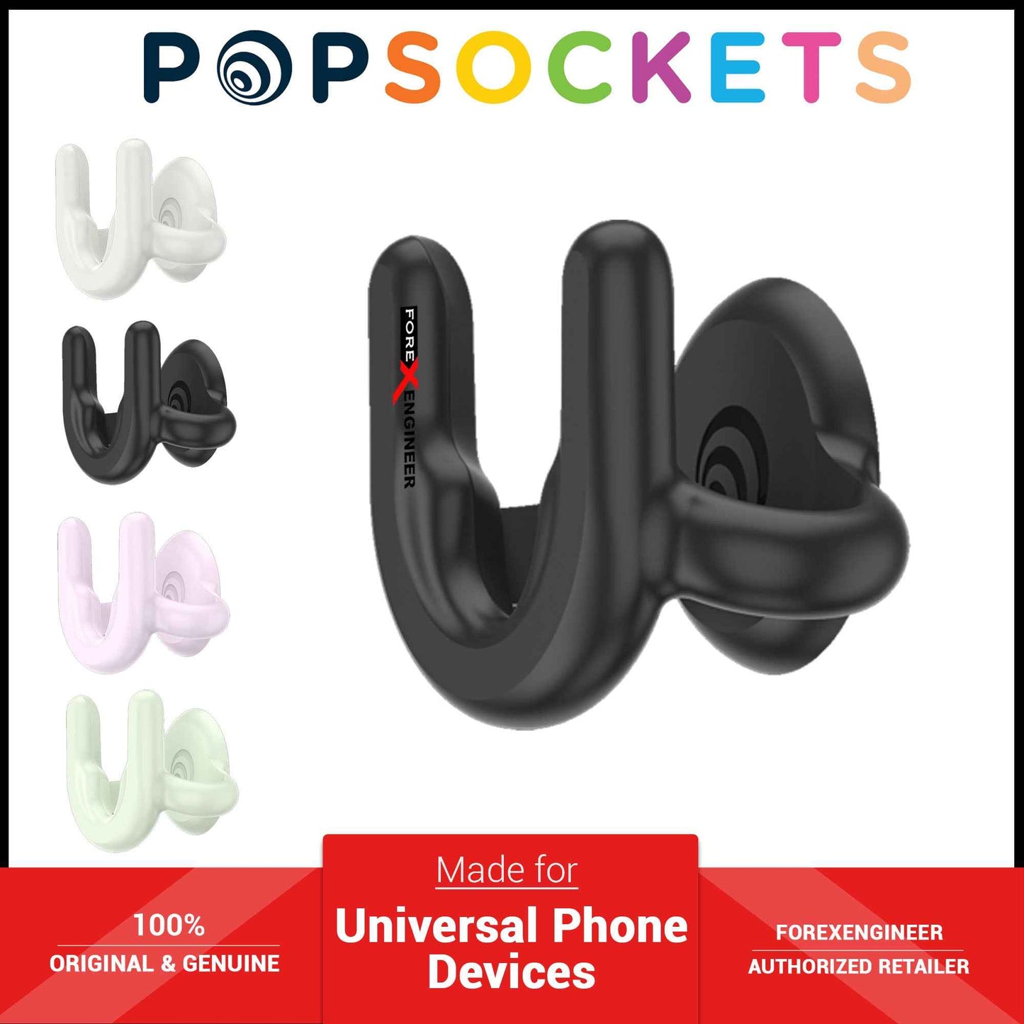 PopSockets PopMount 2 Multi Surface Glow In The Dark (GID) - Glow In the Dark ( Barcode : 842978171968 )