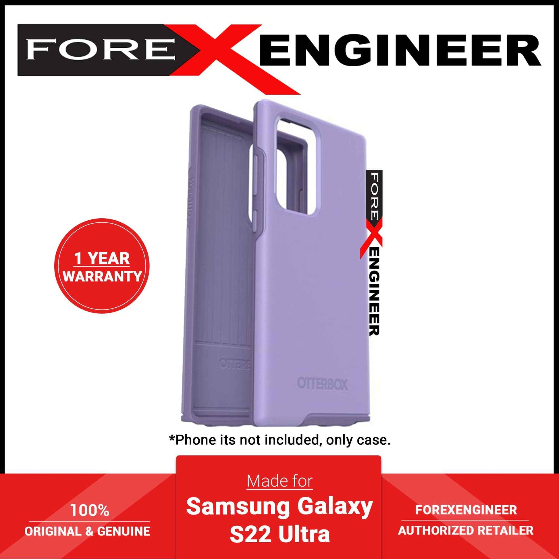 Otterbox Symmetry Series Case for Samsung Galaxy S22 Ultra - Reset Purple (Barcode: 840104296004 )