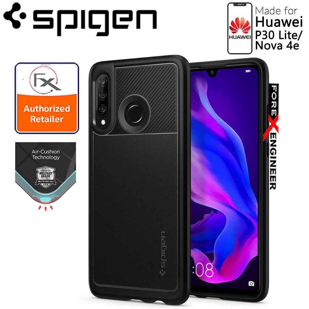 Spigen Rugged Armor for Huawei P30 Lite - Nova 4e - Black - Forexengineer-malaysia