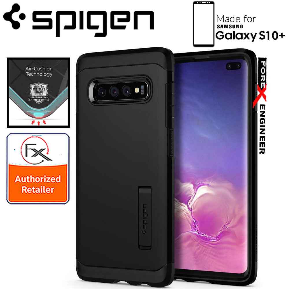 Spigen Tough Armor for Samsung Galaxy S10+ - S10 Plus - Black - Forexengineer-malaysia