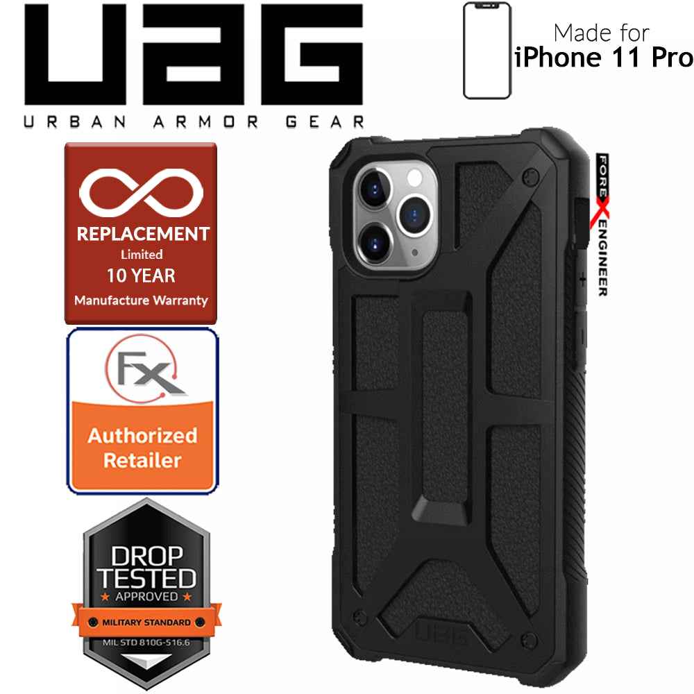 UAG Monarch for iPhone 11 Pro - Rugged Military Drop Tested - Black - Forexengineer-malaysia
