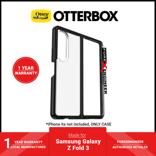 Otterbox Symmetry Flex for Samsung Z Fold 3 5G - Black Crystal ( Barcode: 840262368100 )