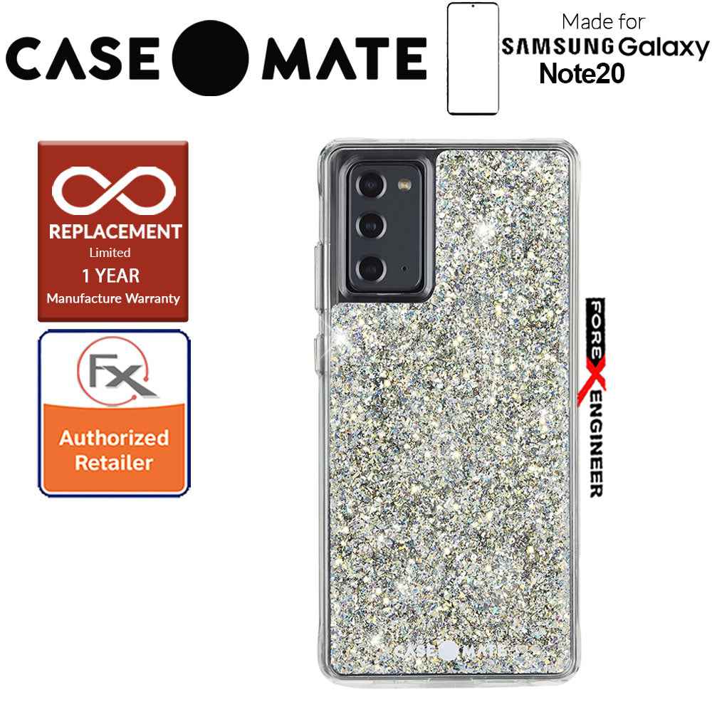 Case Mate Twinkle for Samsung Galaxy Note 20 5G 2020 - with Micropel antimicrobial protection - Stardust Color ( Barcode : 846127195225 )