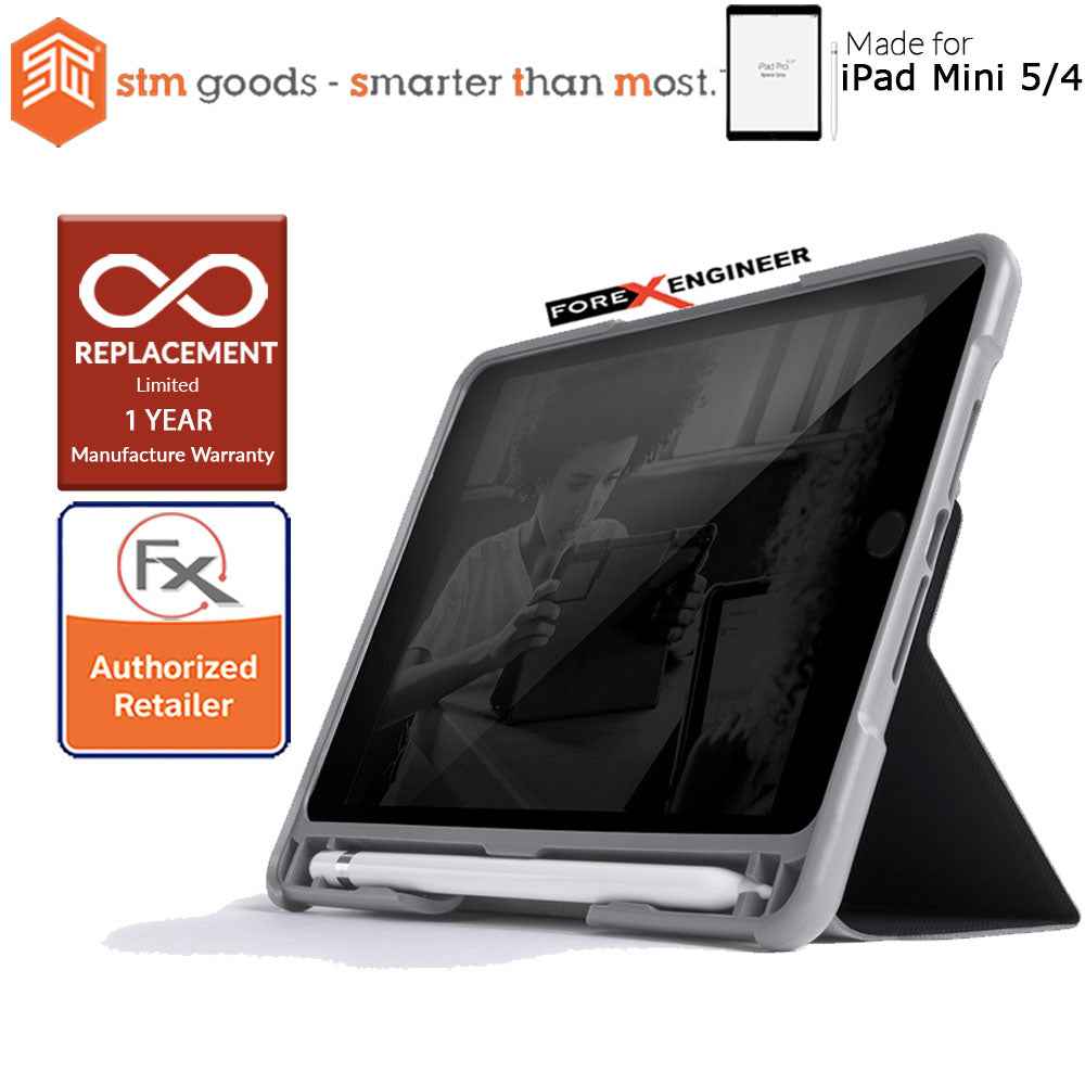 STM Dux Plus Duo for iPad Mini 5 - Mini 4 - Black Color ( Barcode: 765951763632 )