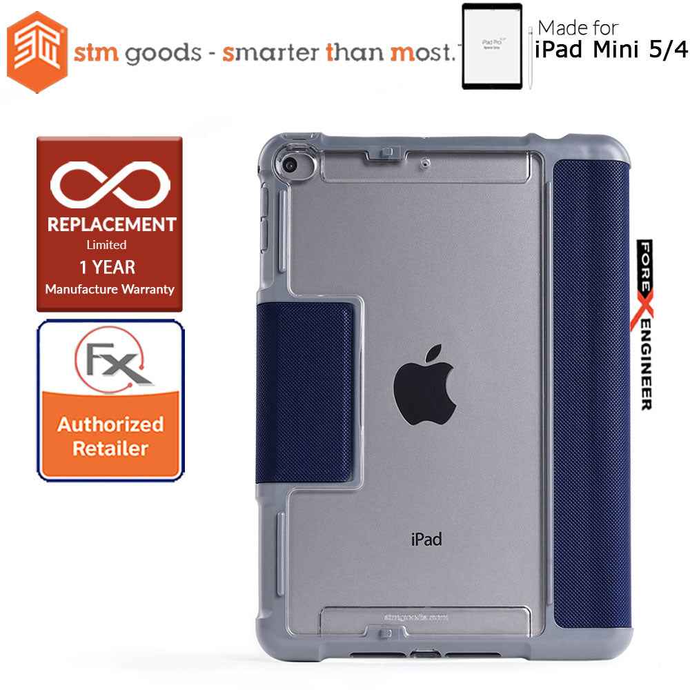 STM Dux Plus Duo for iPad Mini 5 - Mini 4 - Midnight Blue Color ( Barcode: 765951763656)