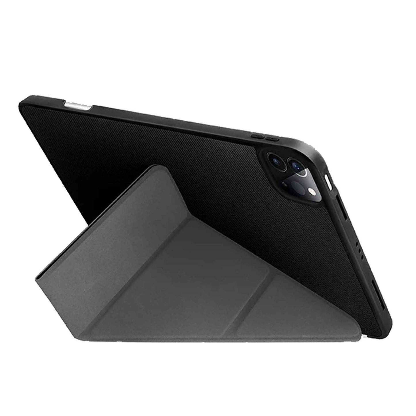 UNIQ Transforma for iPad Pro 11" ( 3rd - 2nd - 1st Gen ) ( 2022 - 2018 ) - iPad Air 10.9" ( 5th Gen ) M1 Chip - Black (Barcode: 8886463676691 )