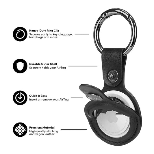 Case-Mate AirTag Clip Ring Case - Black (Barcode: 840171705195 )