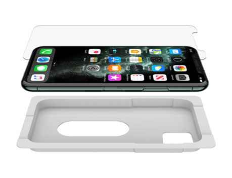 Belkin EZ Tray InvisiGlass Ultra Glass for iPhone 11 Pro/XS/X - 0.29mm - Clear
