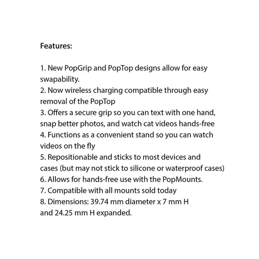 Popsockets PopGrip Luxe - Tidepool Candy Cane Lane