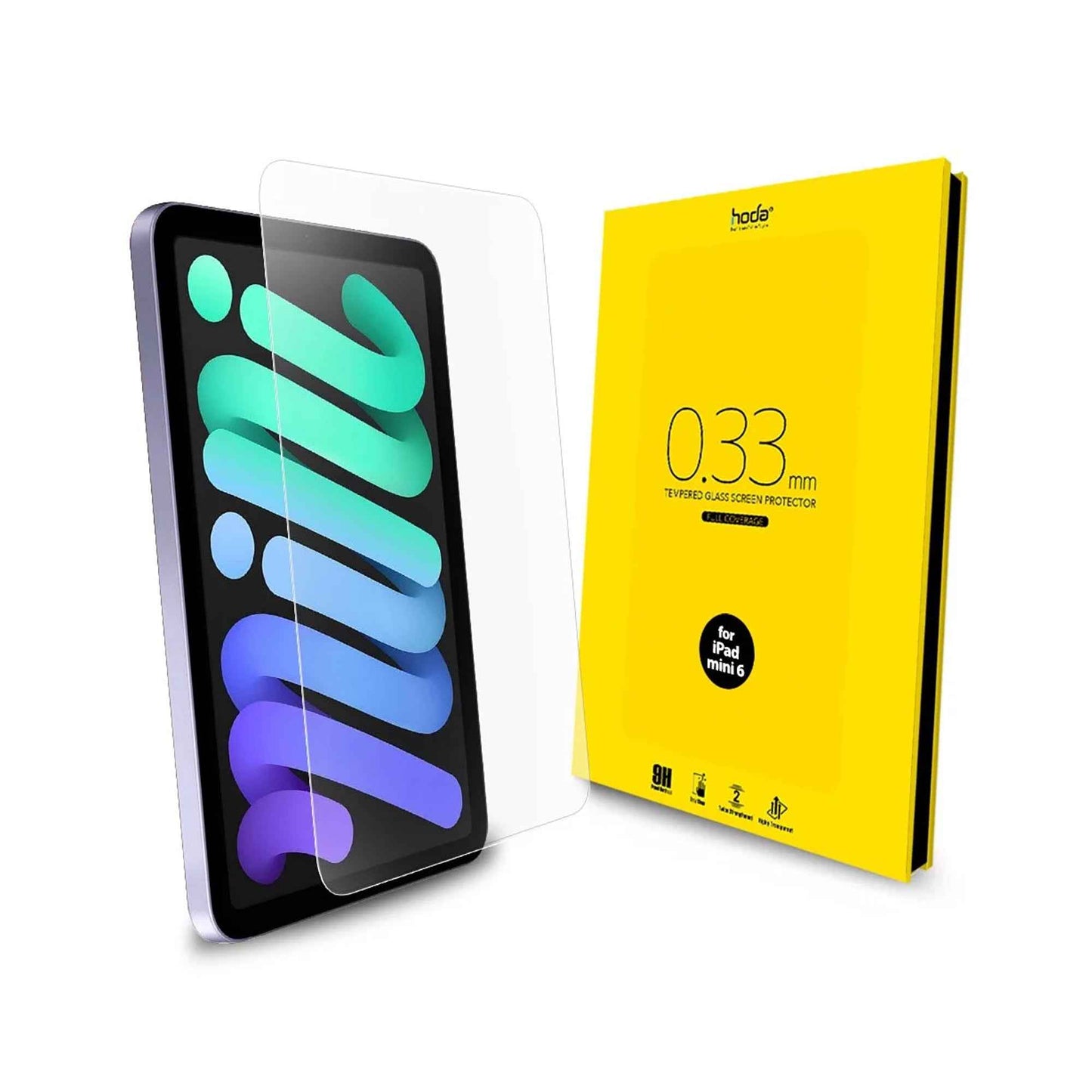 Hoda Tempered Glass for iPad Mini 7th Gen ( 2024 ) / iPad Mini 6th Gen ( 2021 ) - 0.33mm Screen Protector - Clear (Barcode: 4711103540831 )
