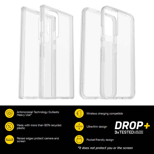 Otterbox React Series Case for Samsung Galaxy S22 Ultra ( with Screen Protector ) - Clear (Barcode: 840262362696 )