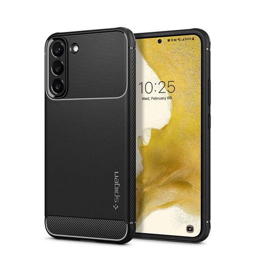 Spigen Rugged Armor Case for Samsung Galaxy S22 Plus - Matte Black