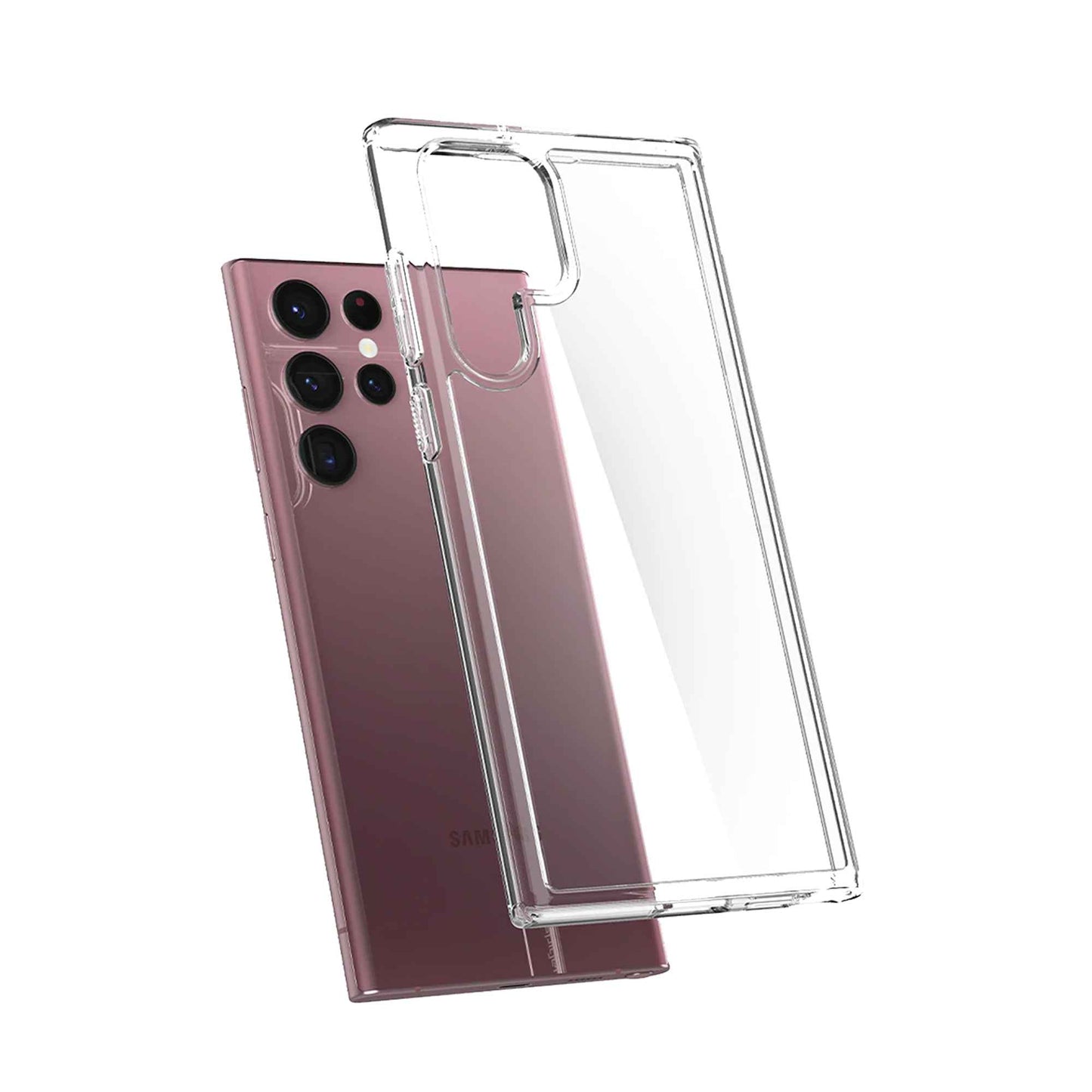 Spigen Ultra Hybrid Case for Samsung Galaxy S22 Ultra - Crystal Clear