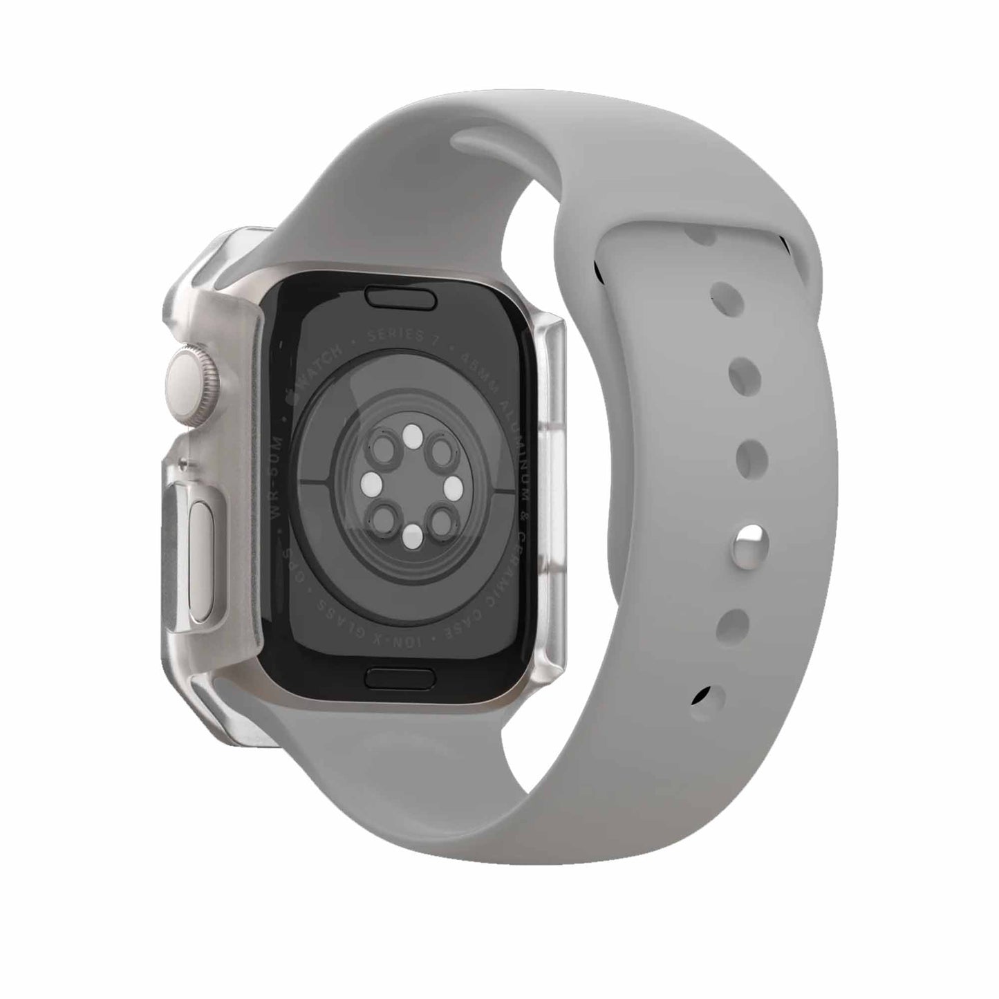 UAG Scout Case for Apple Watch Series 7 ( 41mm ) - Frosted Clear - Forexengineer -Malaysia- 840283900198