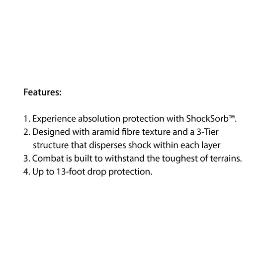 Uniq Combat Aramid for iPhone 14 Pro - Smoke (Barcode: 8886463681428 ) - Forexengineer -Malaysia- 8886463681428