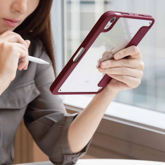 UNIQ Moven Case for iPad Mini 7th Gen ( 2024 ) / iPad Mini 6th Gen ( 2021 ) - Maroon (Barcode: 8886463678657 ) - Forexengineer -Malaysia- 8886463678657