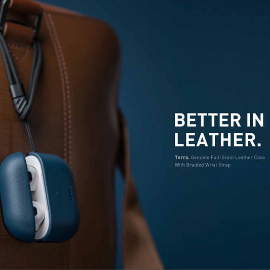 UNIQ Terra Snap Case for AirPods 3 ( 2021 ) - Blue (Barcode: 8886463676844 ) - Forexengineer -Malaysia- 8886463676844