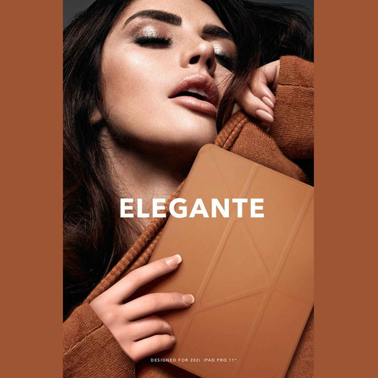 VIVA MADRID Elegante for iPad Pro 11" - Air 10.9" ( 2022 - 2018 ) M1 chip - Microfibre with Antimicrobial - Black (Barcode: 8886461238099 )