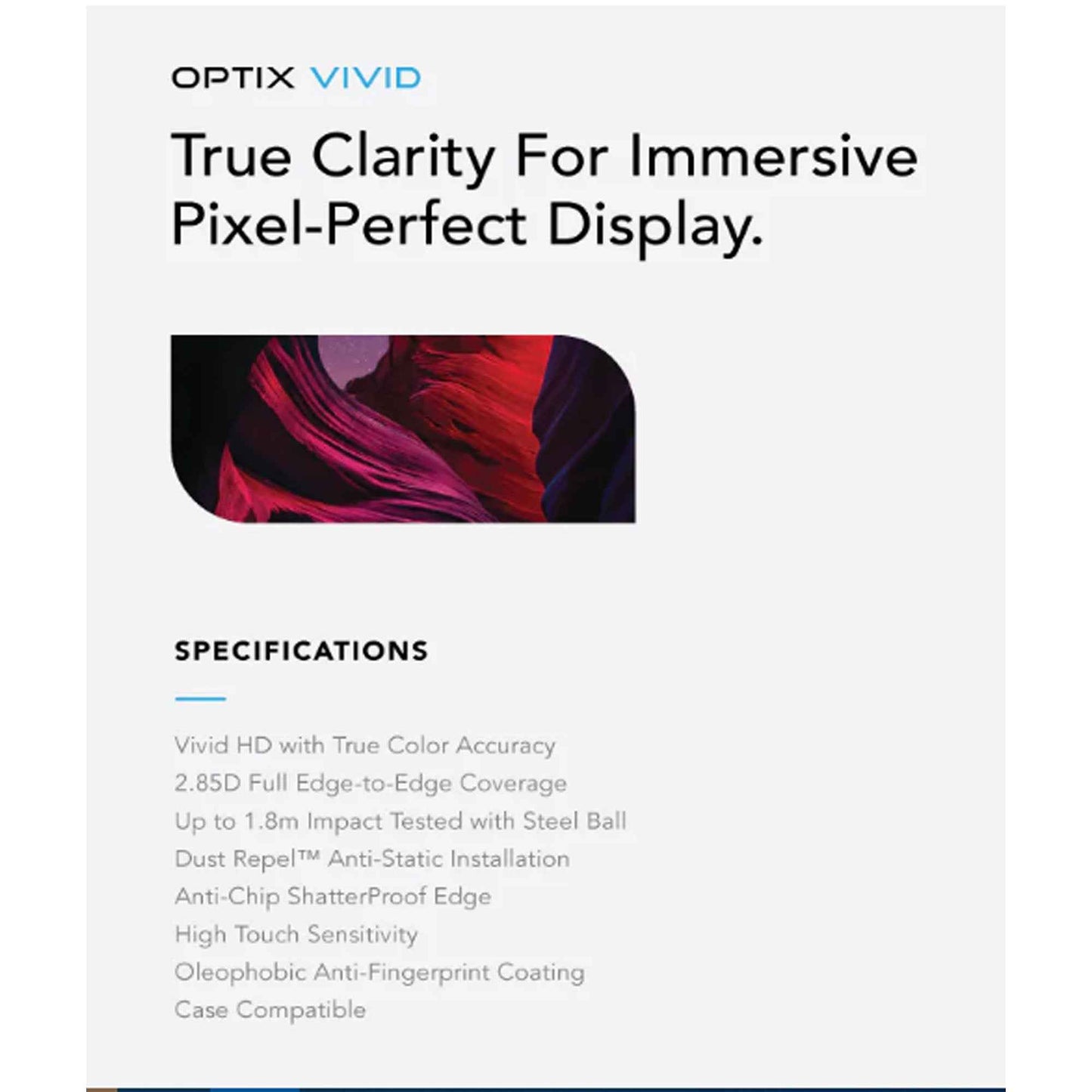 UNIQ Vivid Tempered Glass for iPhone 14 Pro Max - 2.85D with helper (Barcode: 8886463682265 )