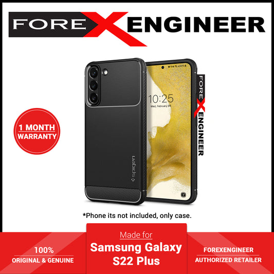 Spigen Rugged Armor Case for Samsung Galaxy S22 Plus - Matte Black (Barcode: 8809811855784 )