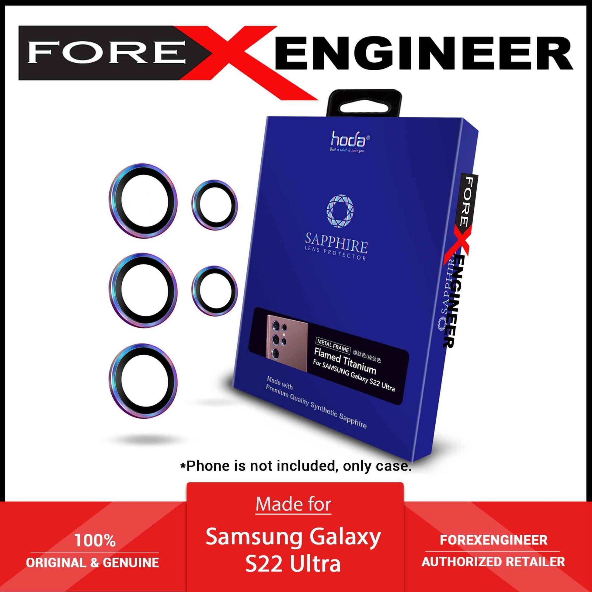 Hoda Sapphire Lens for Samsung Galaxy S22 Ultra - Flamed Titanium (Barcode: 4711163544181 )