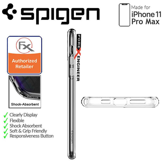 Spigen Liquid Crystal for iPhone 11 Pro Max - Clear - Forexengineer-malaysia