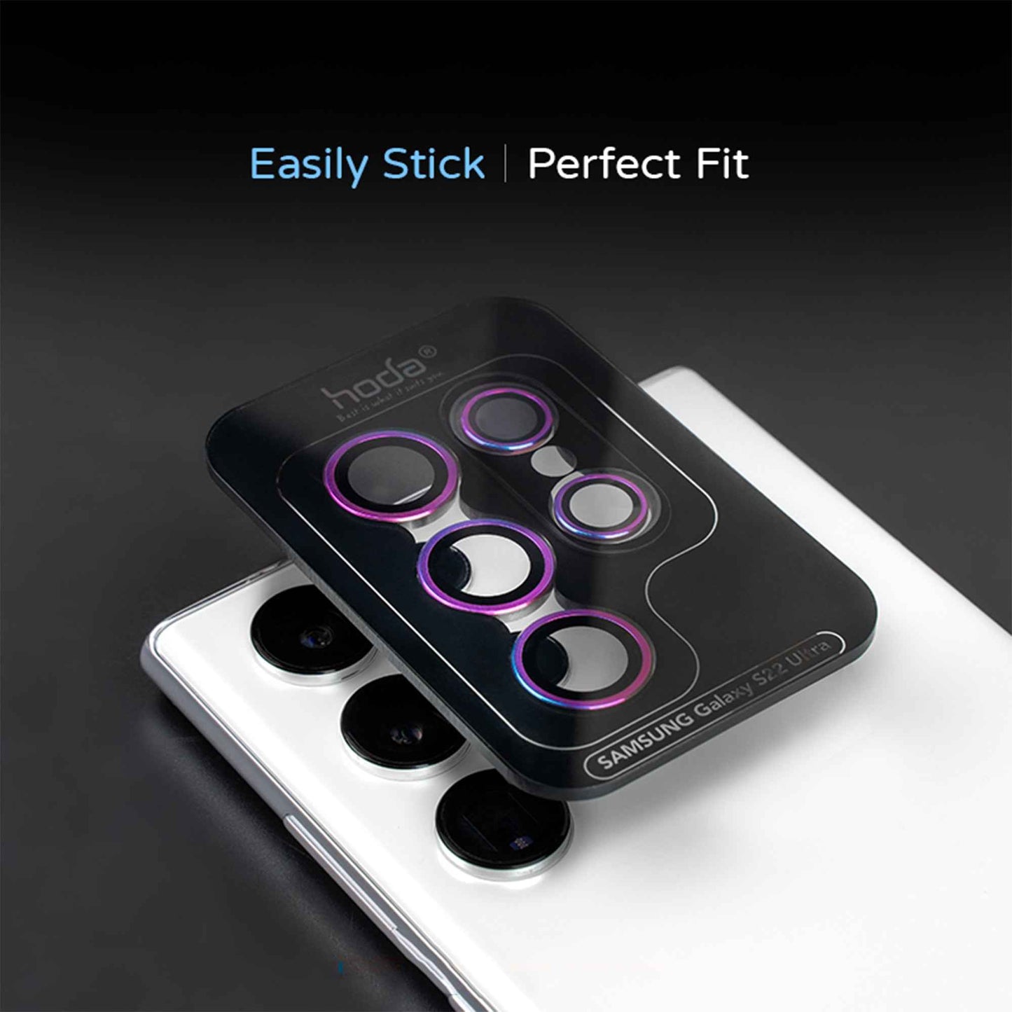 Hoda Sapphire Lens for Samsung Galaxy S22 Ultra - Black (Barcode: 4711103544143 )