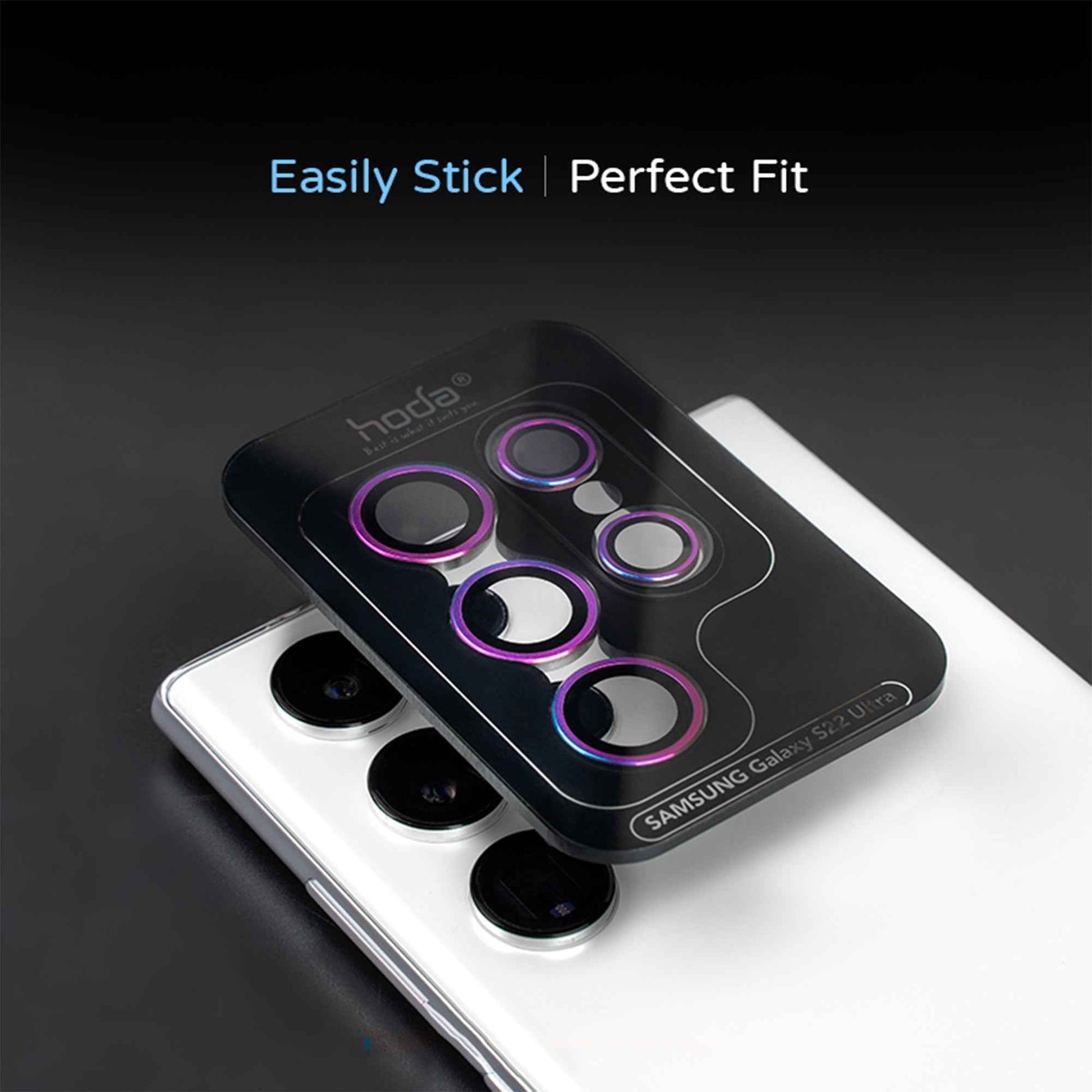 Hoda Sapphire Lens for Samsung Galaxy S22 Ultra - Flamed Titanium (Barcode: 4711163544181 )