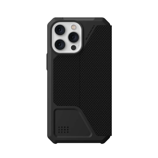 UAG Metropolis for iPhone 14 Pro Max - Folio Case - Kevlar Black - Forexengineer -Malaysia- 840283902130