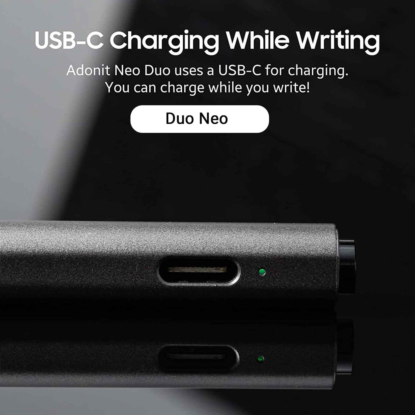 Adonit Neo Duo Stylus Pen - Matte Silver (Barcode: 847663024079 )