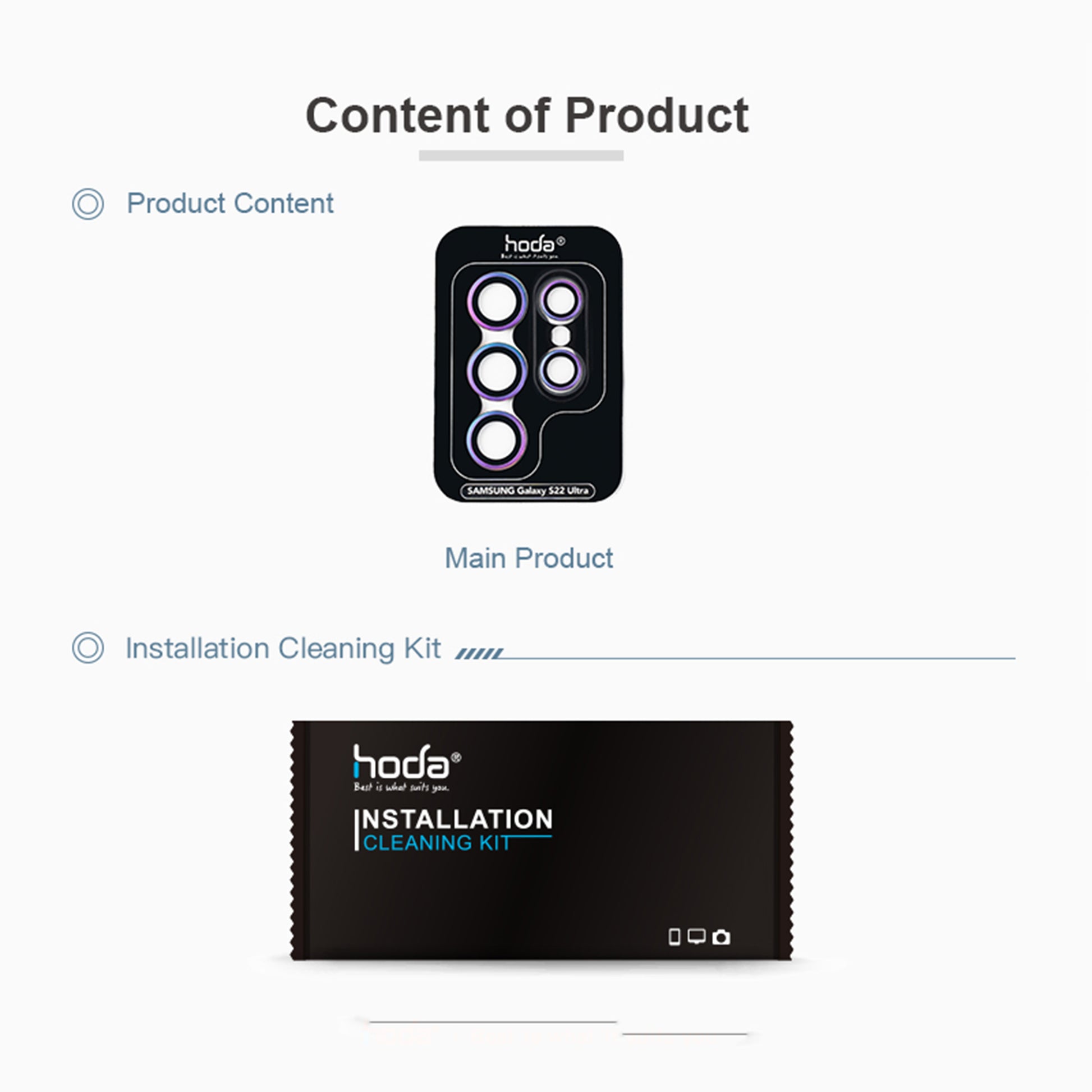 Hoda Sapphire Lens for Samsung Galaxy S22 Ultra - Flamed Titanium (Barcode: 4711163544181 ) - Forexengineer -Malaysia- 4711163544181