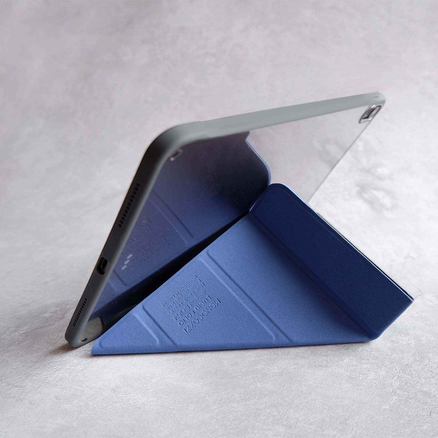 Monocozzi LUCID Folio for iPad 10.2" - 10.2 inch ( 7 - 8 - 9 Gen ) Ultra Light Folio Case with Apple Pencil Slot - Black (Barcode: 4895199107625 )