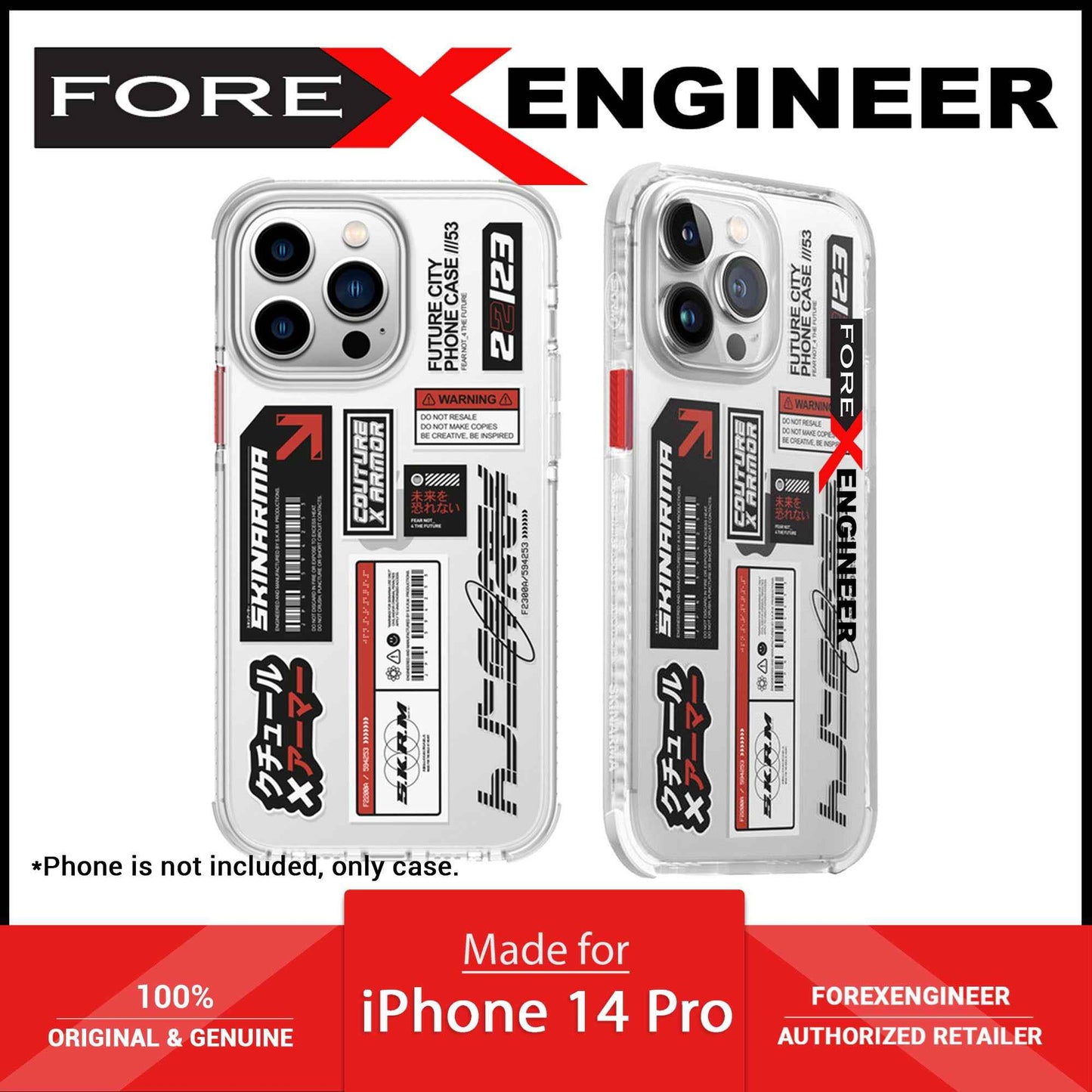 SKINARMA Taito for iPhone 14 Pro - Clear (Barcode: 8886461242331 )