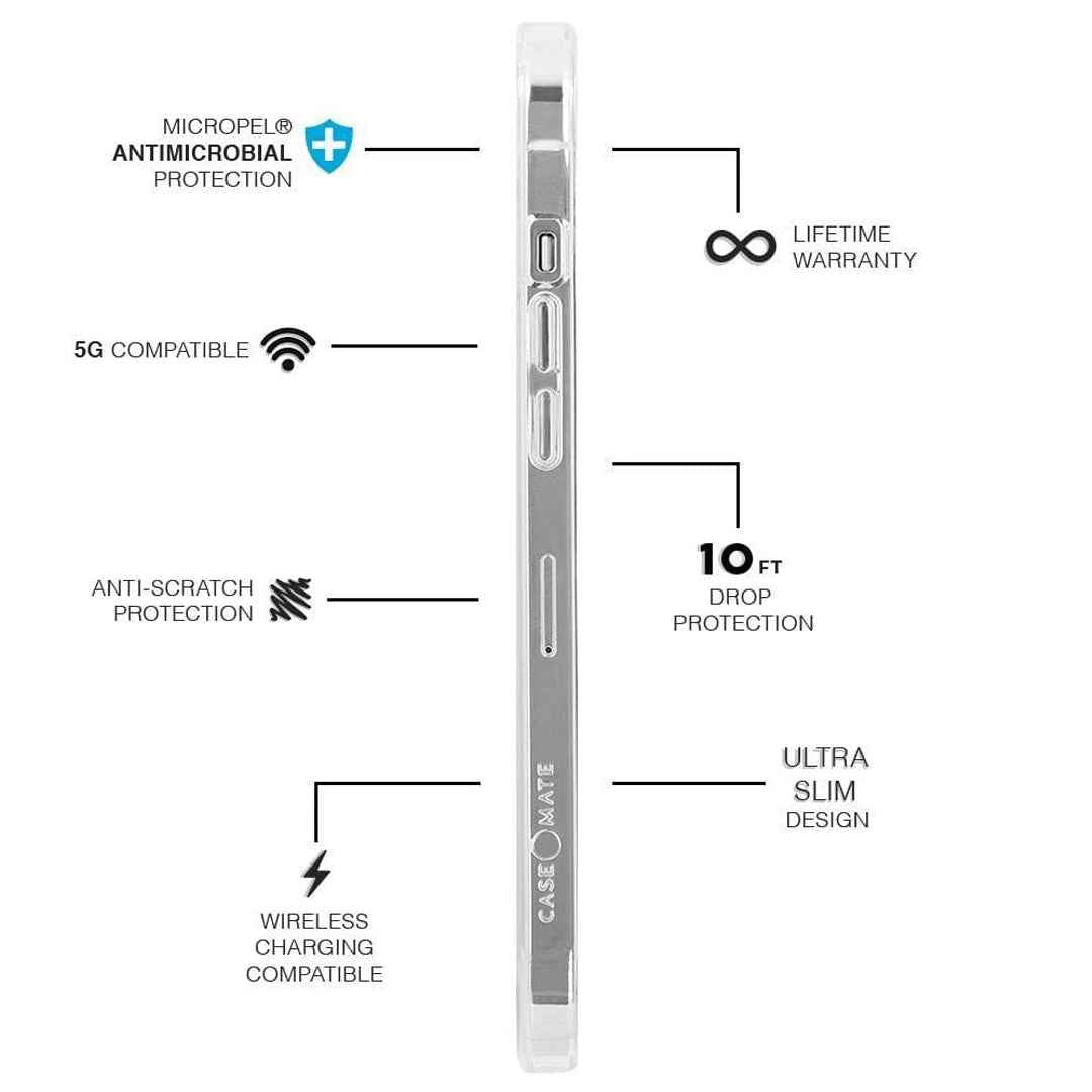 Case-Mate Tough Groove for iPhone 13 Pro Max 6.7" 5G with Antimicrobial - Iridescent (Barcode: 840171708769 )