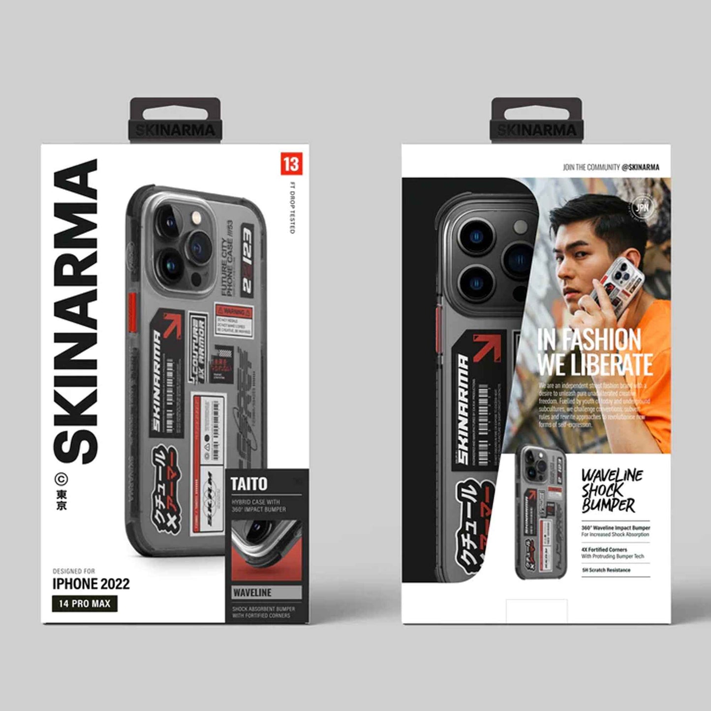 SKINARMA Raku for iPhone 14 Plus - Orange ( Barcode: 8886461242553 )