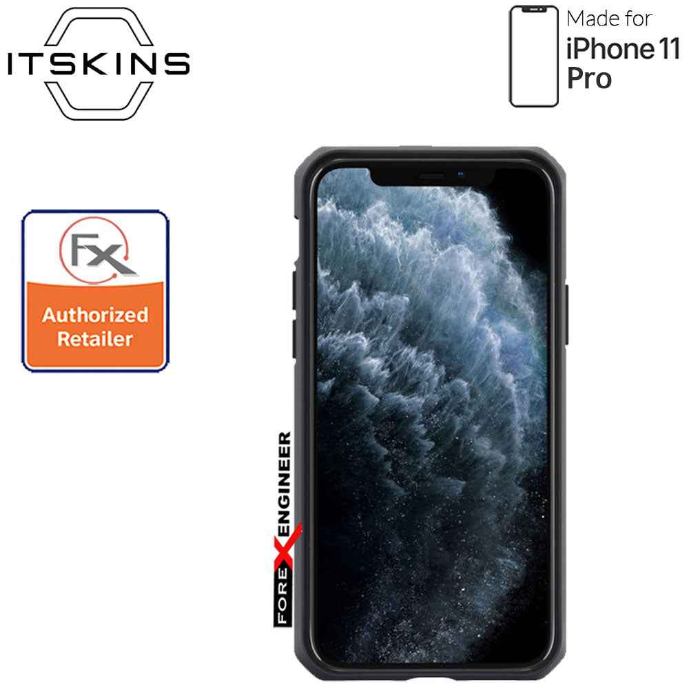 ITSkins Hybrid Fusion Carbon for iPhone 11 Pro ( Black 1 ) ( Barcode: 4894465050108 )
