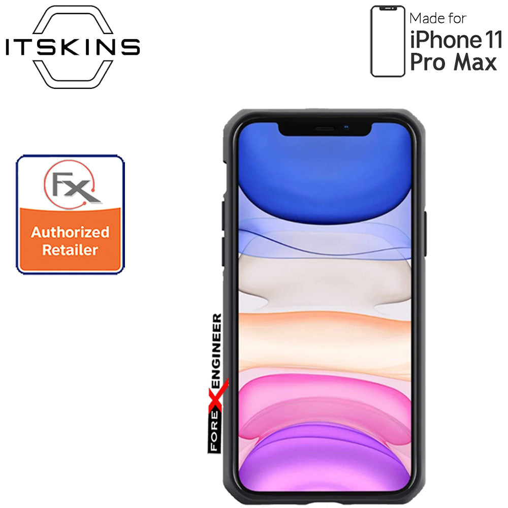 ITSkins Hybrid Fusion Carbon for iPhone 11 Pro Max ( Black 1 ) ( Barcode: 4894465852511 )