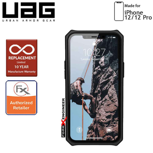 UAG Monarch for iPhone 12 - 12 Pro 5G 6.1" - Rugged Military Drop Tested - ( Carbon Fibre ) ( Barcode : 812451036053 )