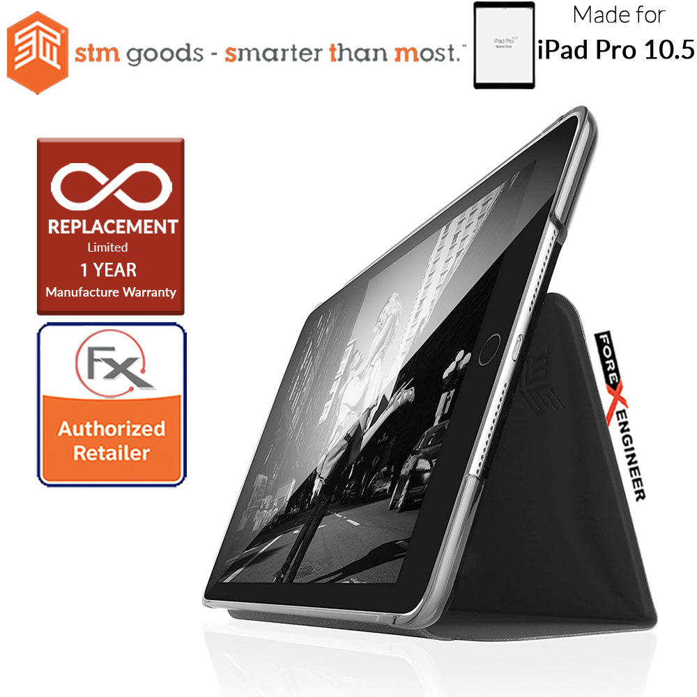 STM Studio for iPad Air 10.5" ( 2019 ) - iPad Pro 10.5" ( 2017 ) - Black-Smoke Color ( Barcode: 765951765155 )