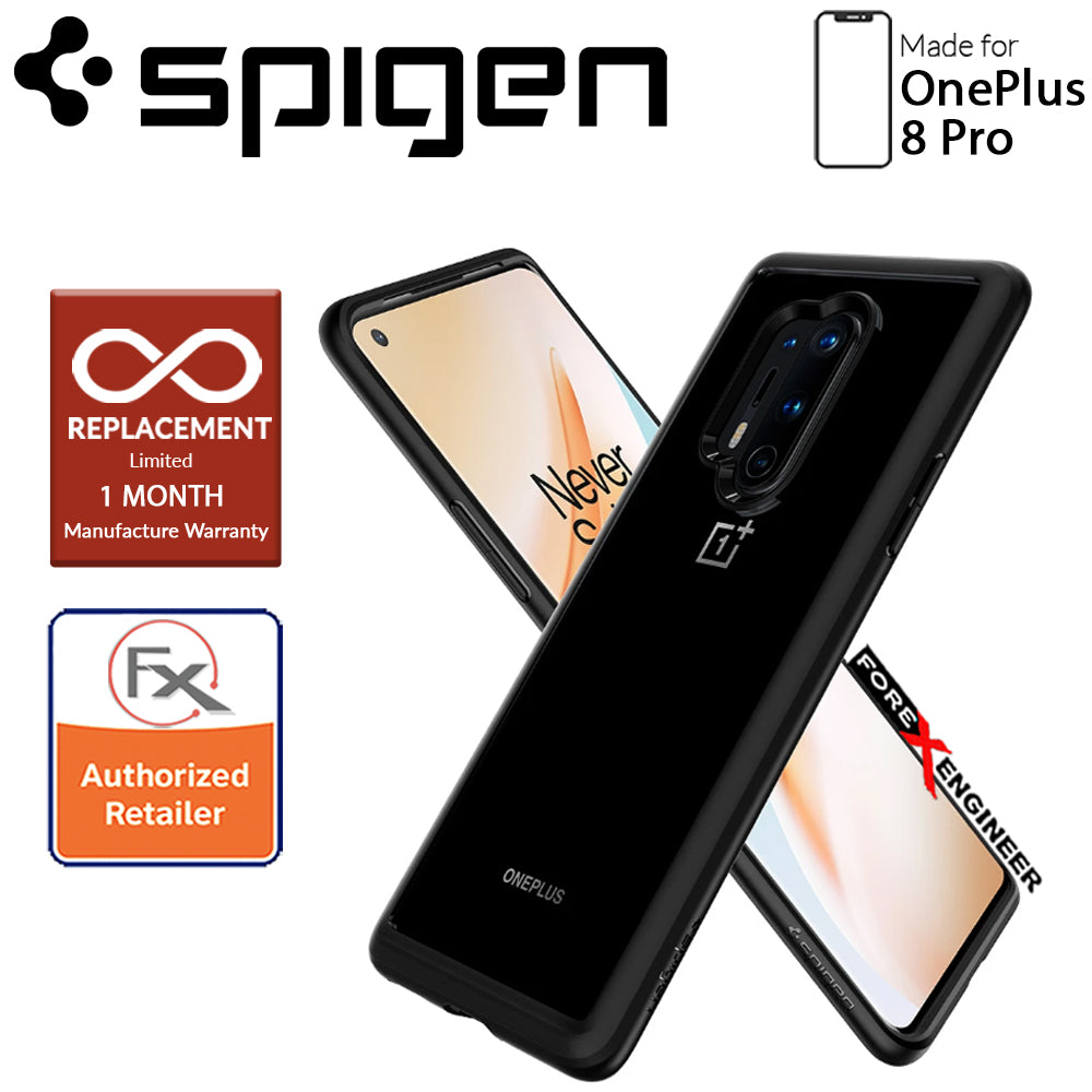 Spigen Ultra Hybrid for OnePlus 8 Pro ( Matte Black ) ( Barcode : 8809685626985 )