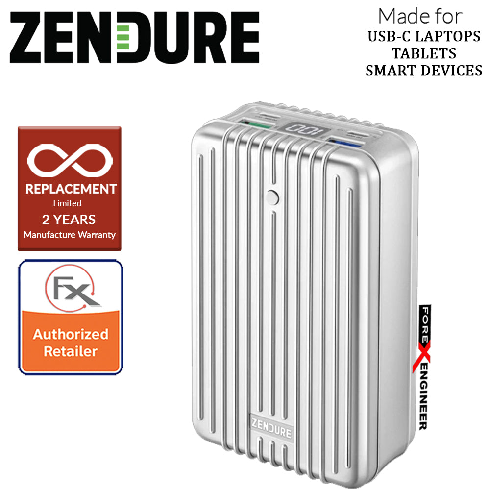 Zendure SuperTank - 27,000 mAh 100W Crush-Proof Portable Charger ( Silver ) ( Barcode : 857348008690 )