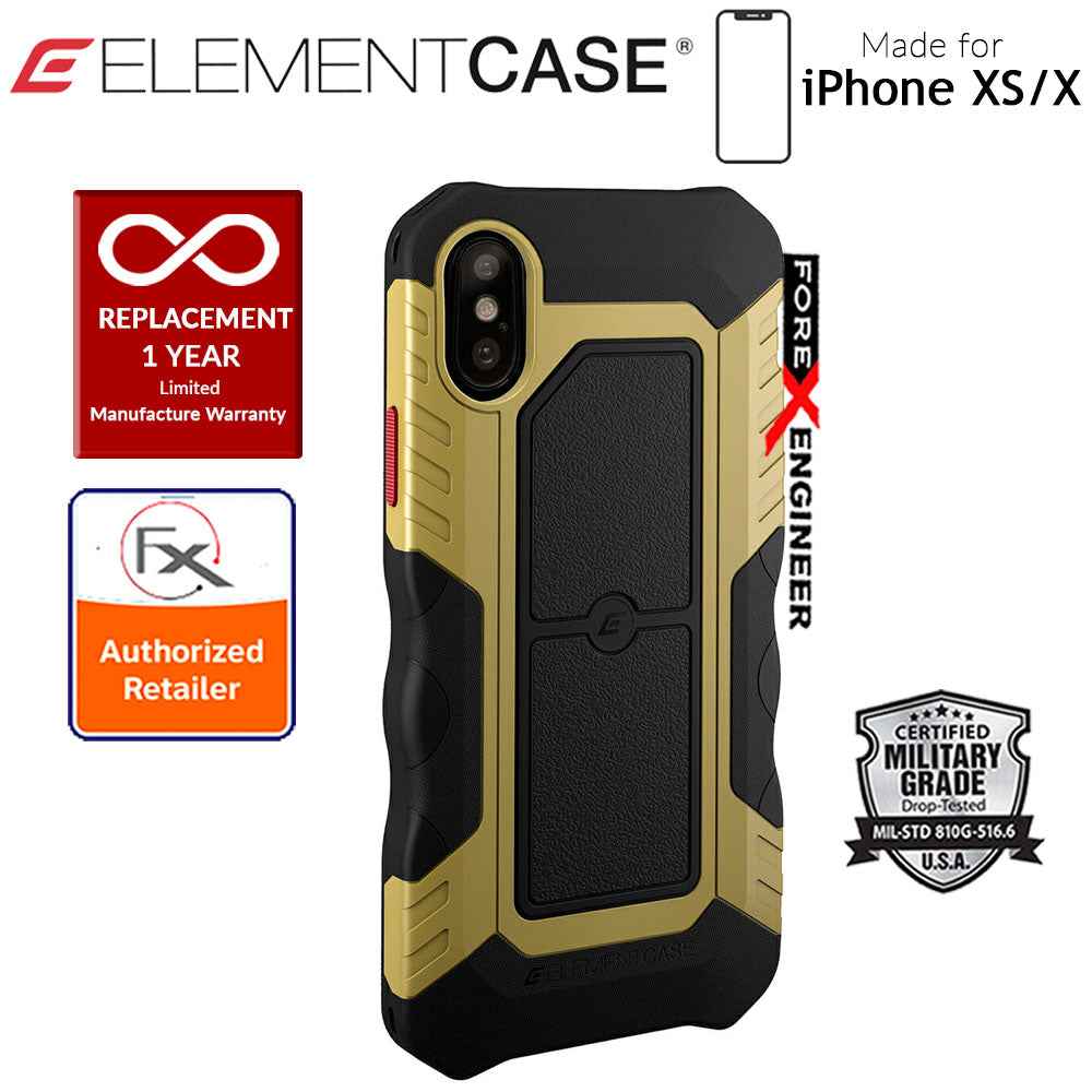 Element Case Recon for iPhone X - Xs - Military Grade Drop Proof Protection Case - Coyote - Forexengineer-malaysia