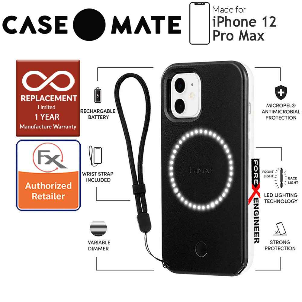 Case Mate iPhone 12 Pro Max (6.7) LuMee Duo - Matte Black (Barcode: 846127196048)