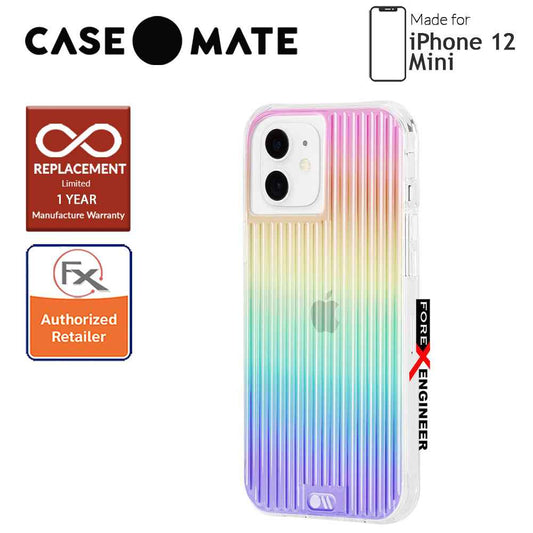 Case Mate Tough Groove for iPhone 12 Mini 5G 5.4" - Iridescent with MicroPel (Barcode: 846127196543)
