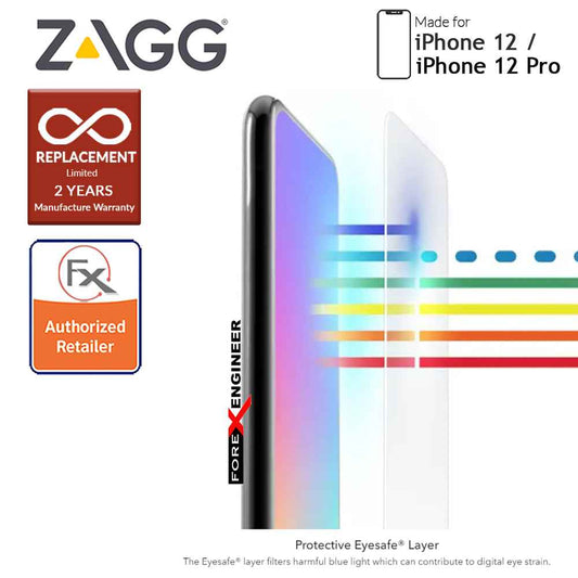 InvisibleShield Glass Elite VisionGuard+ for iPhone 12 - 12 Pro 5G 6.1" - Clear (Barcode: 840056131798)